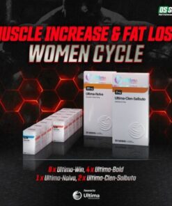 Muscle Increase & Fat Loss Women Cycle 4 x Ultima-Bold 250 – Ultima Pharmaceuticals [10 ml x 250 mg/ml] 8 x Ultima-Win – Ultima Pharmaceuticals..