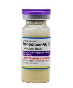 Trenbolone-AQ 50 is a fast-acting trenbolone suspension injectable designed for aggressive strength gains, dense lean muscle growth, extreme conditioning, and advanced performance research protocols.